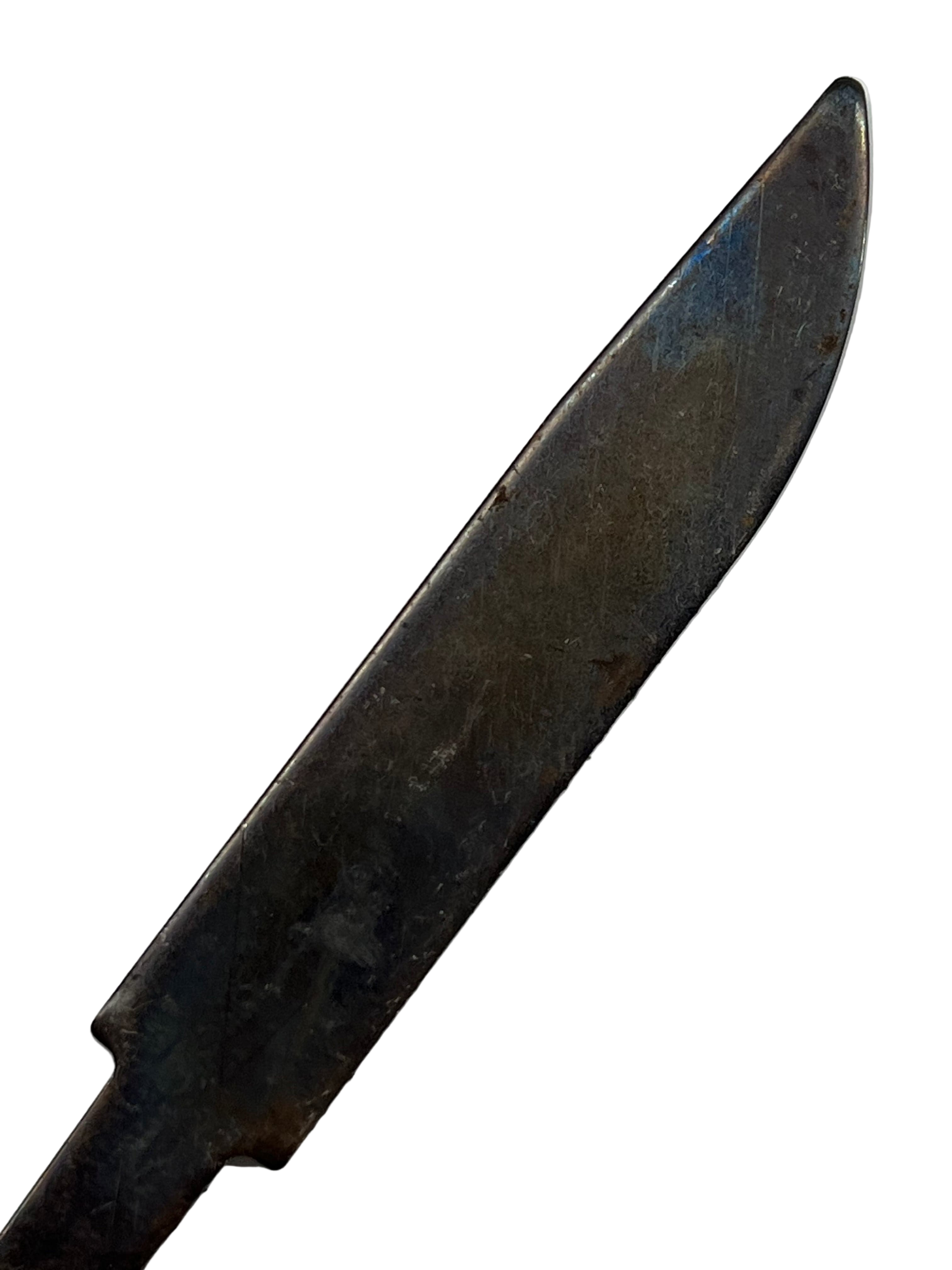 Knife blade blank 90mm Finished Hardened unsharpened