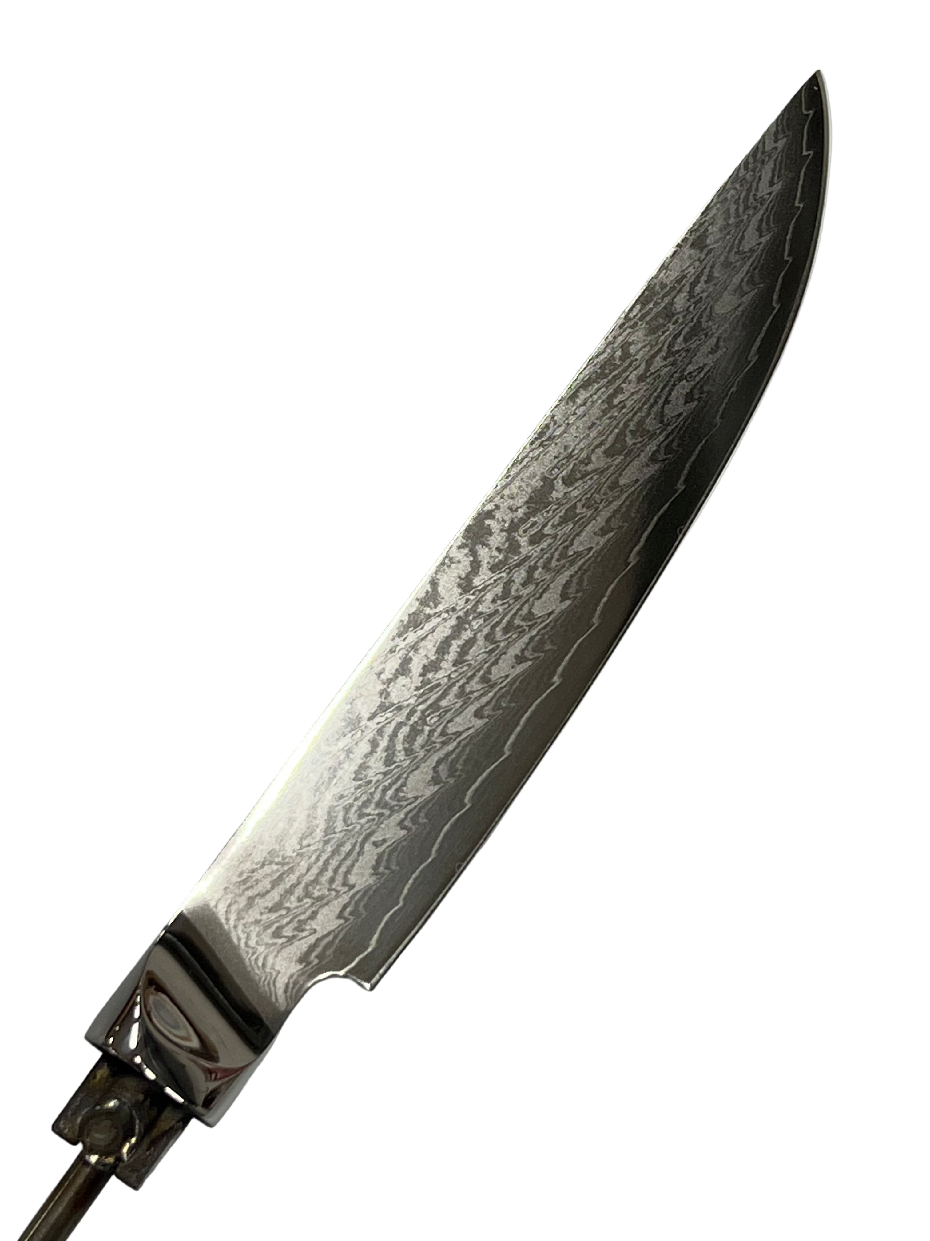 Steakknivblad 5" (143 mm) - AUS10 Damask kockkniv