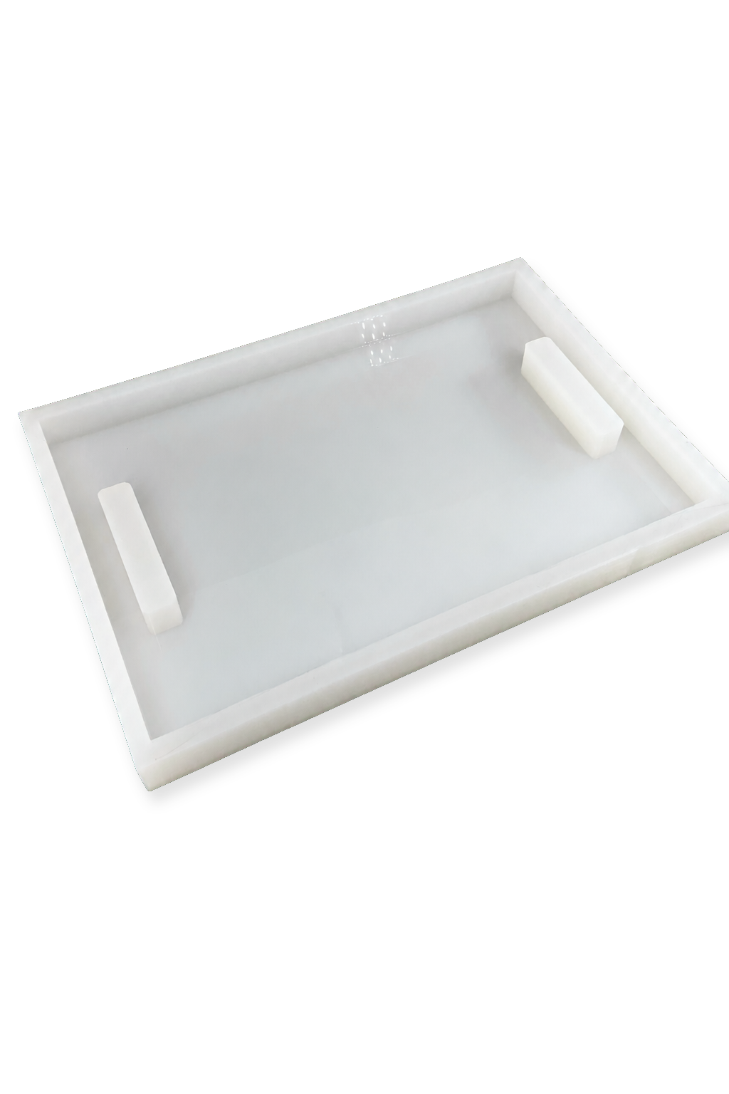 Silikonform för rektangulär serveringsbricka med dubbla handtag 457 × 305 × 32 mm