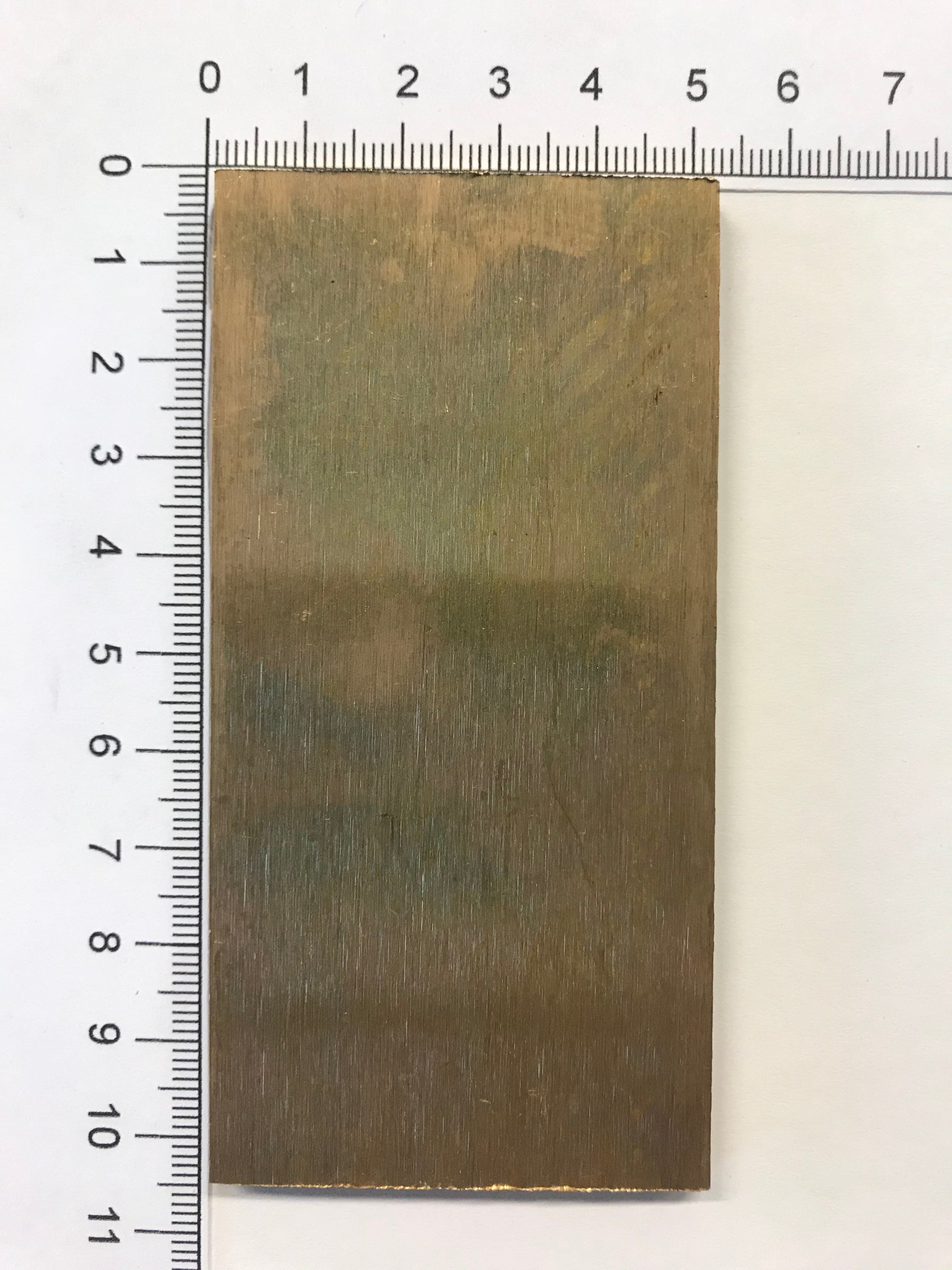 Bronze plate