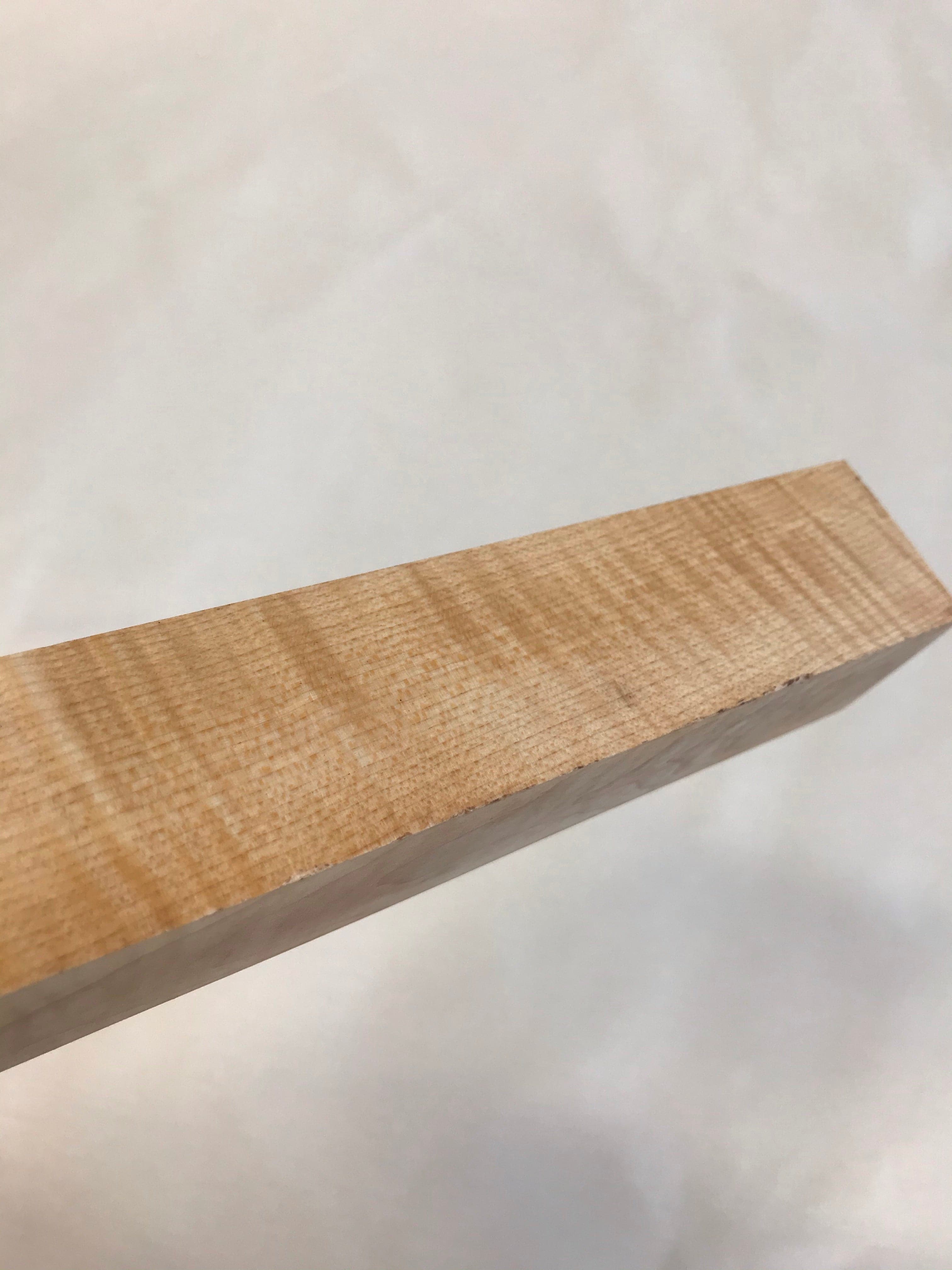 Flammig lönn 45 cm skaftämne