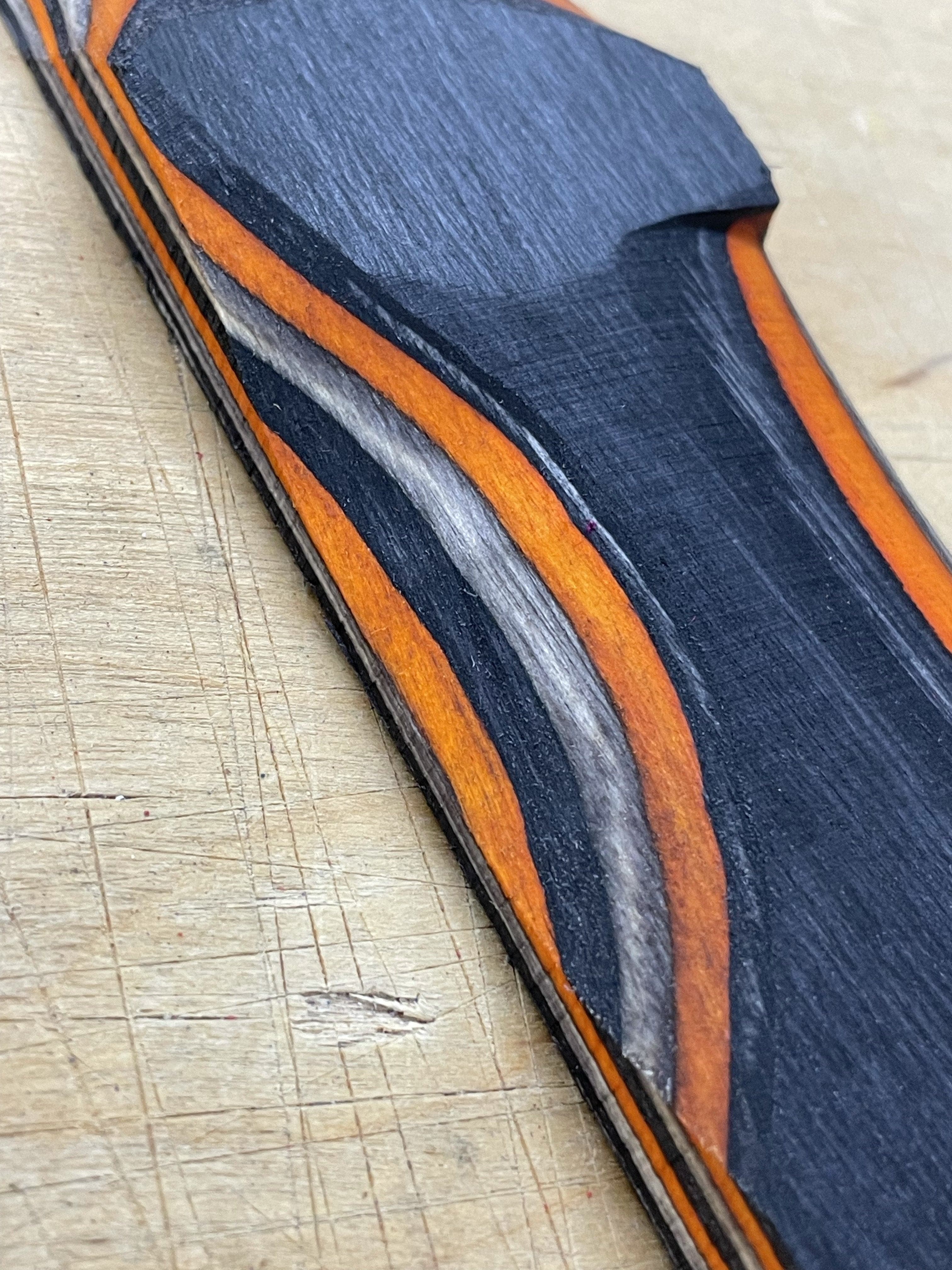 Lawood Plate - Laminated and colored shank blank