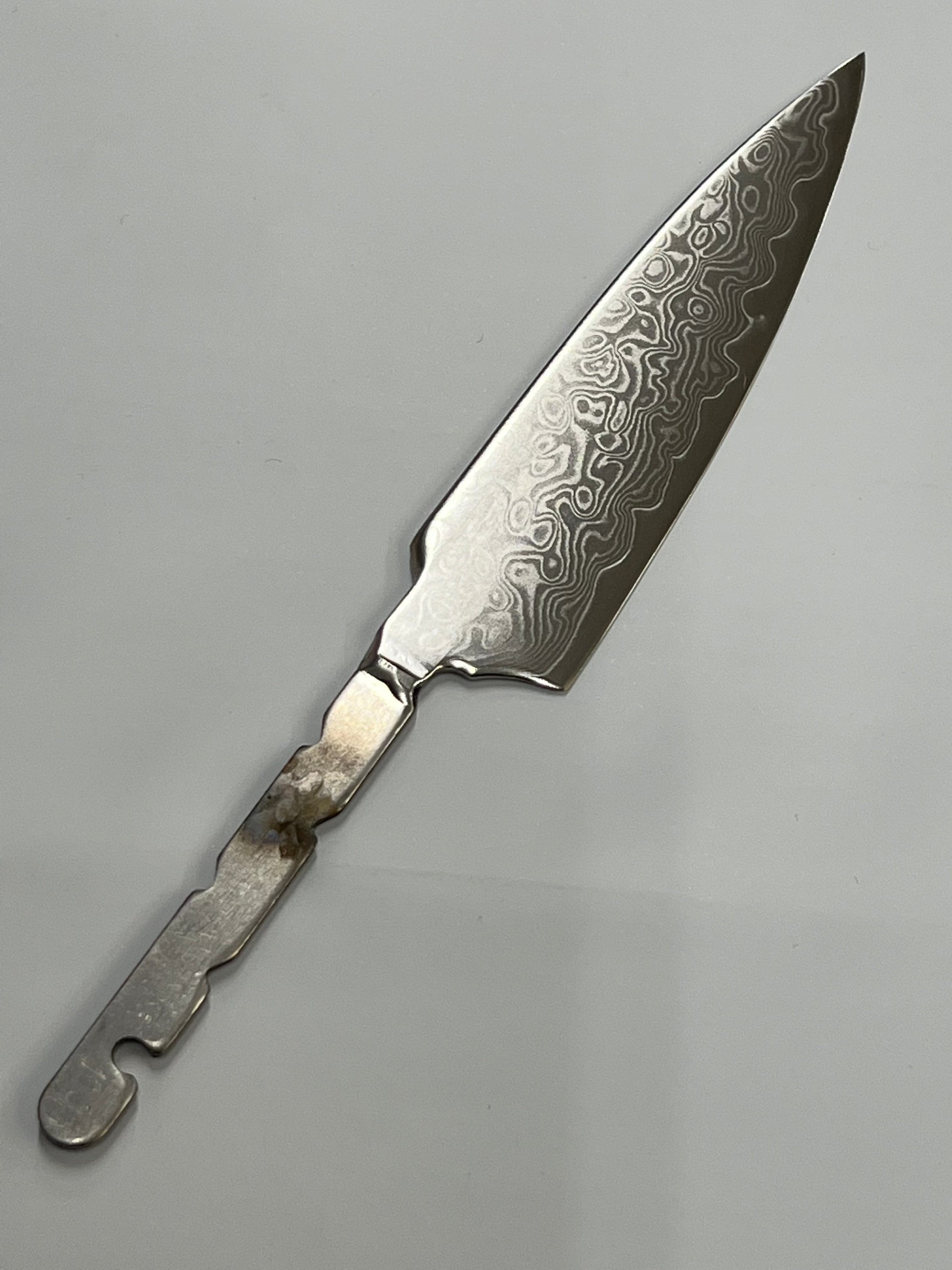 Kökknivblad 3.5" – 8Cr14MoV Damask