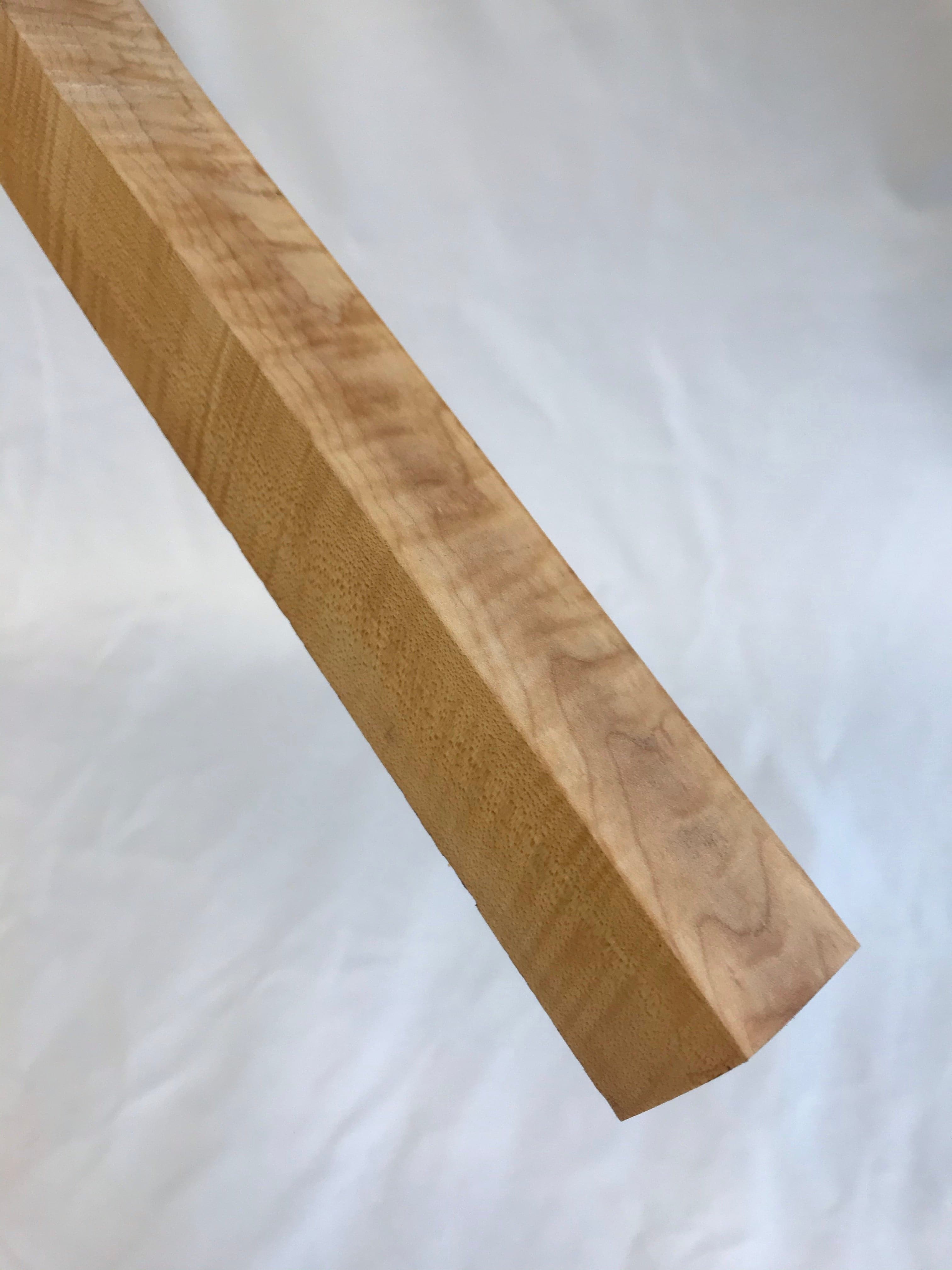 Flammig lönn 45 cm skaftämne