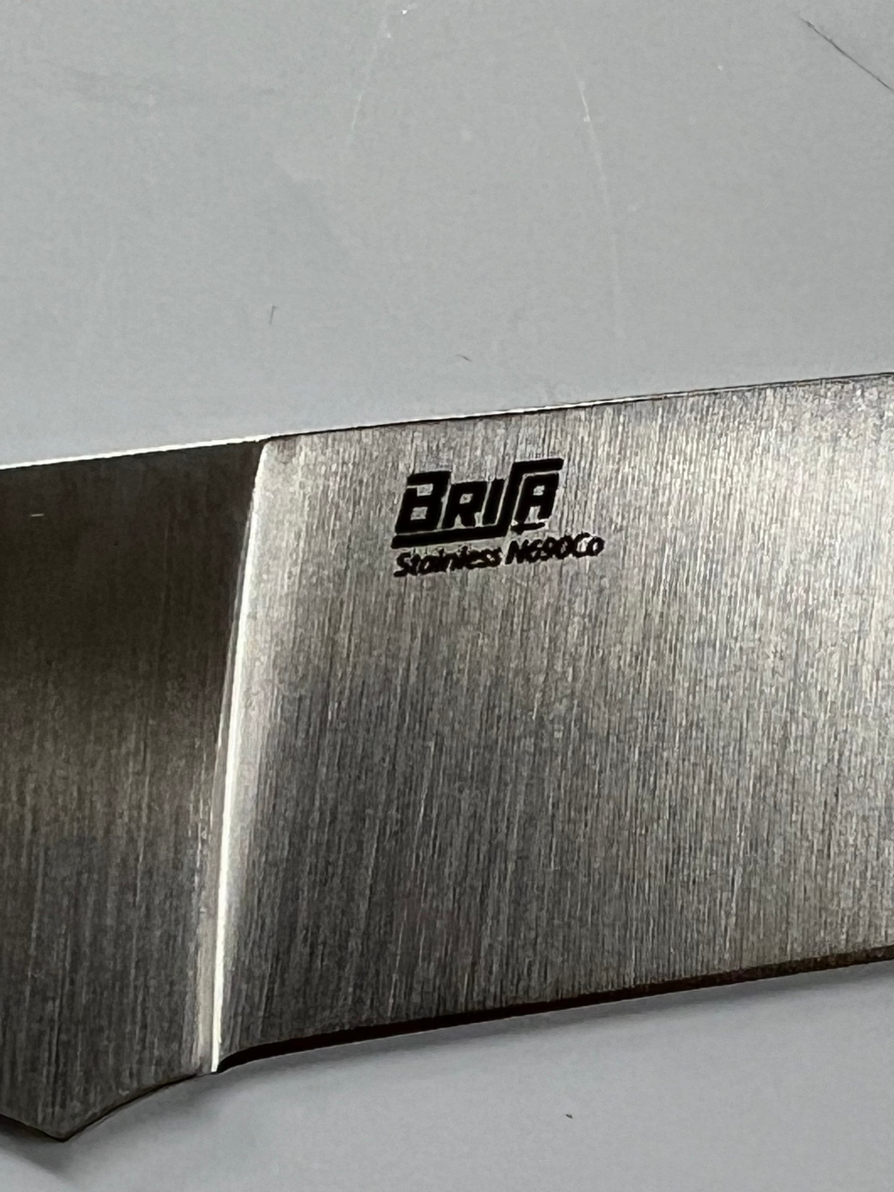 Brisa Trapper 95 Flat N690 knivblad i rostfritt stål