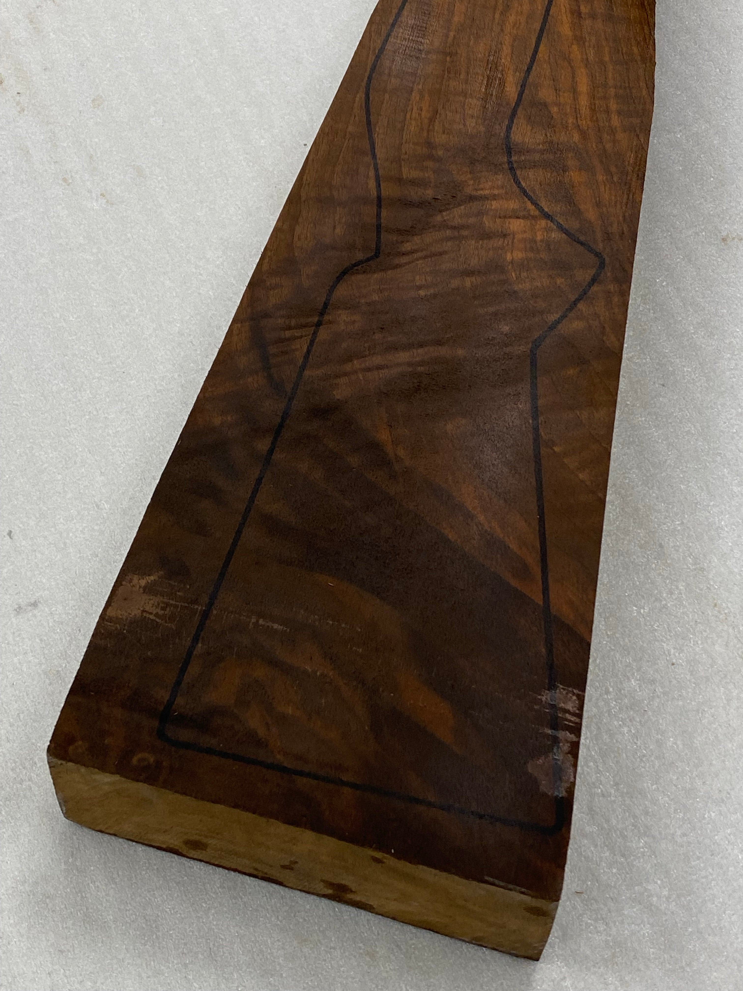 Rifle Stock Blank Turkish Walnut Grade 4 P-54