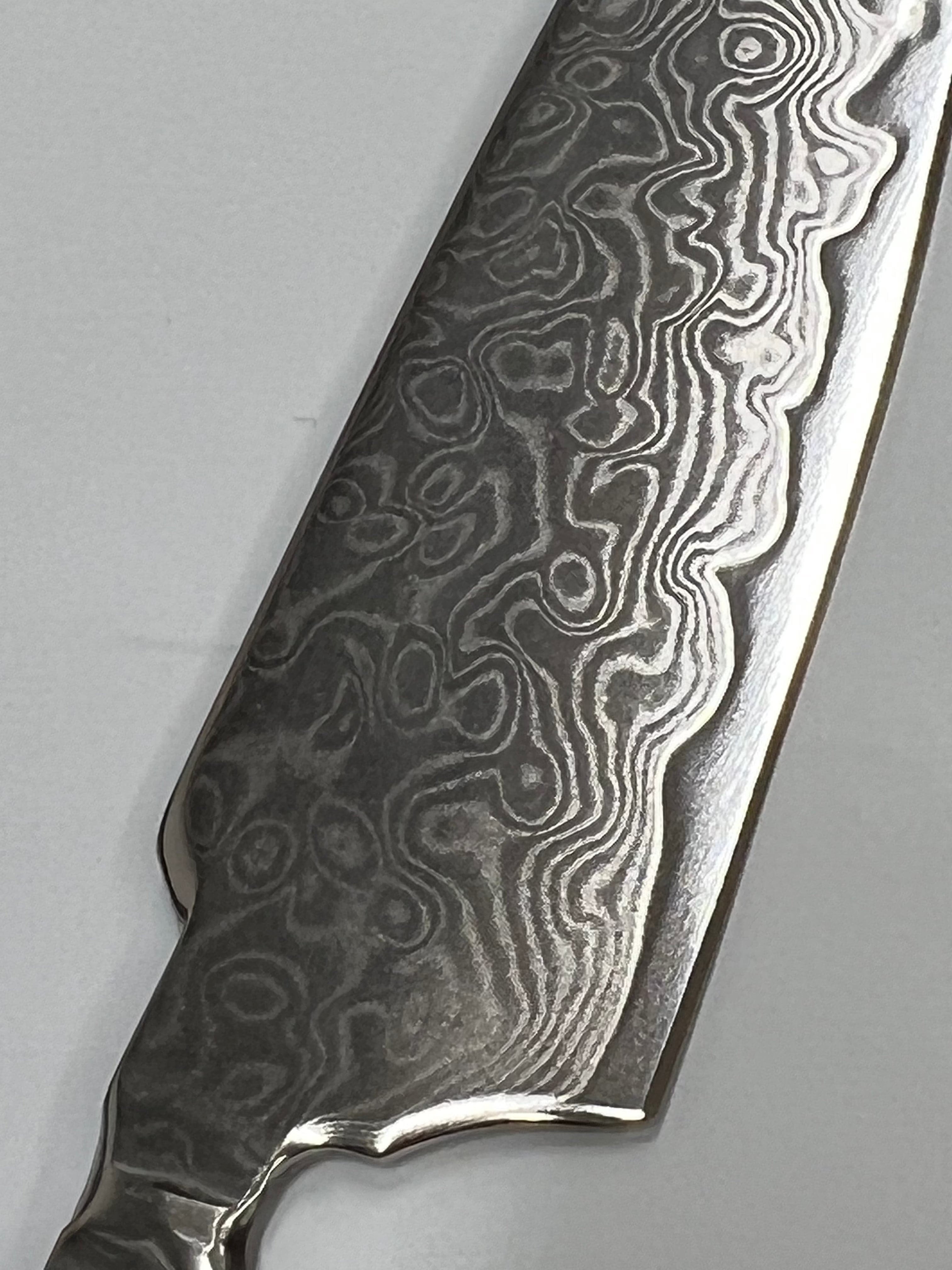 Kökknivblad 3.5" – 8Cr14MoV Damask