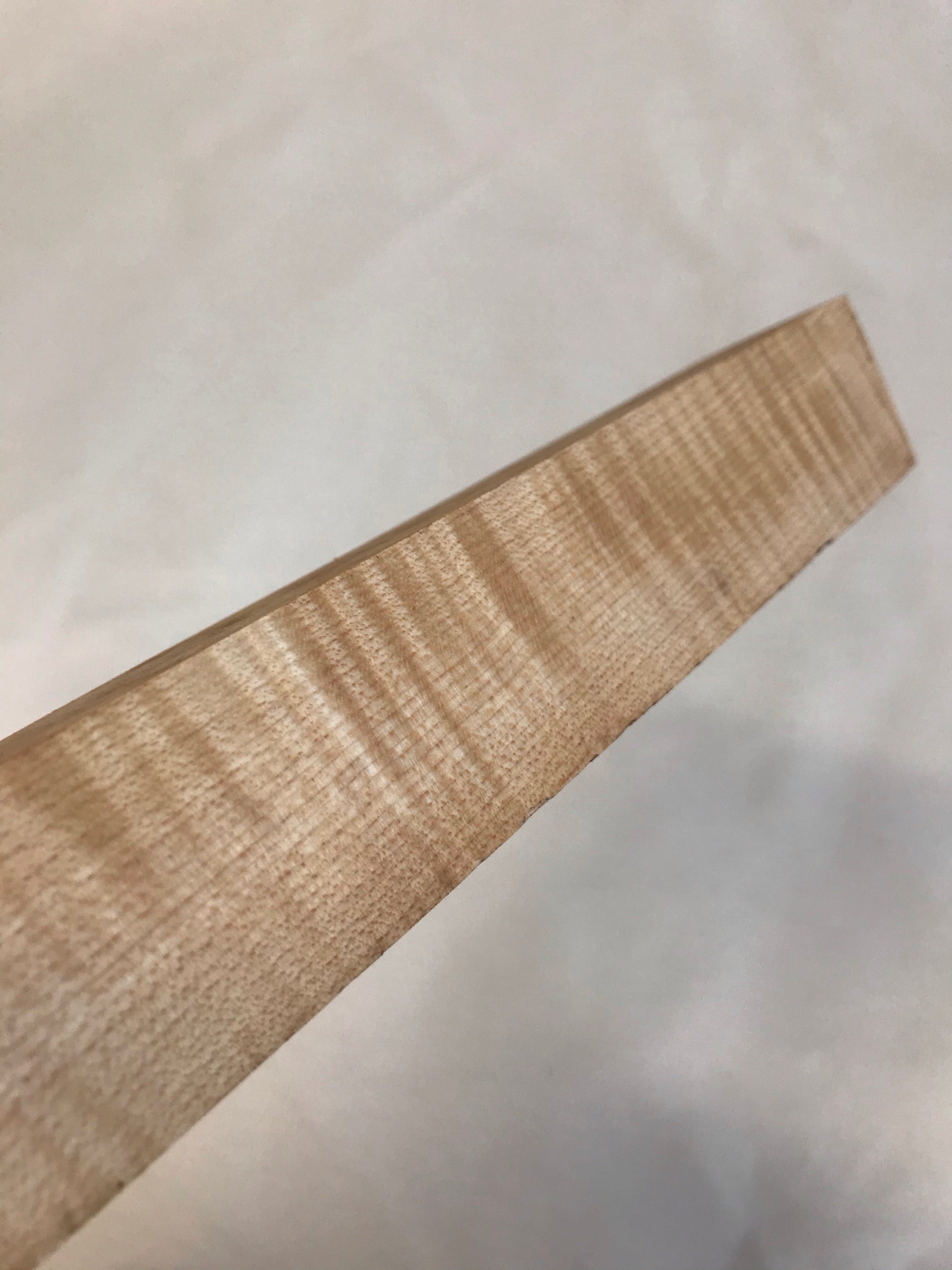 Flammig lönn 45 cm skaftämne