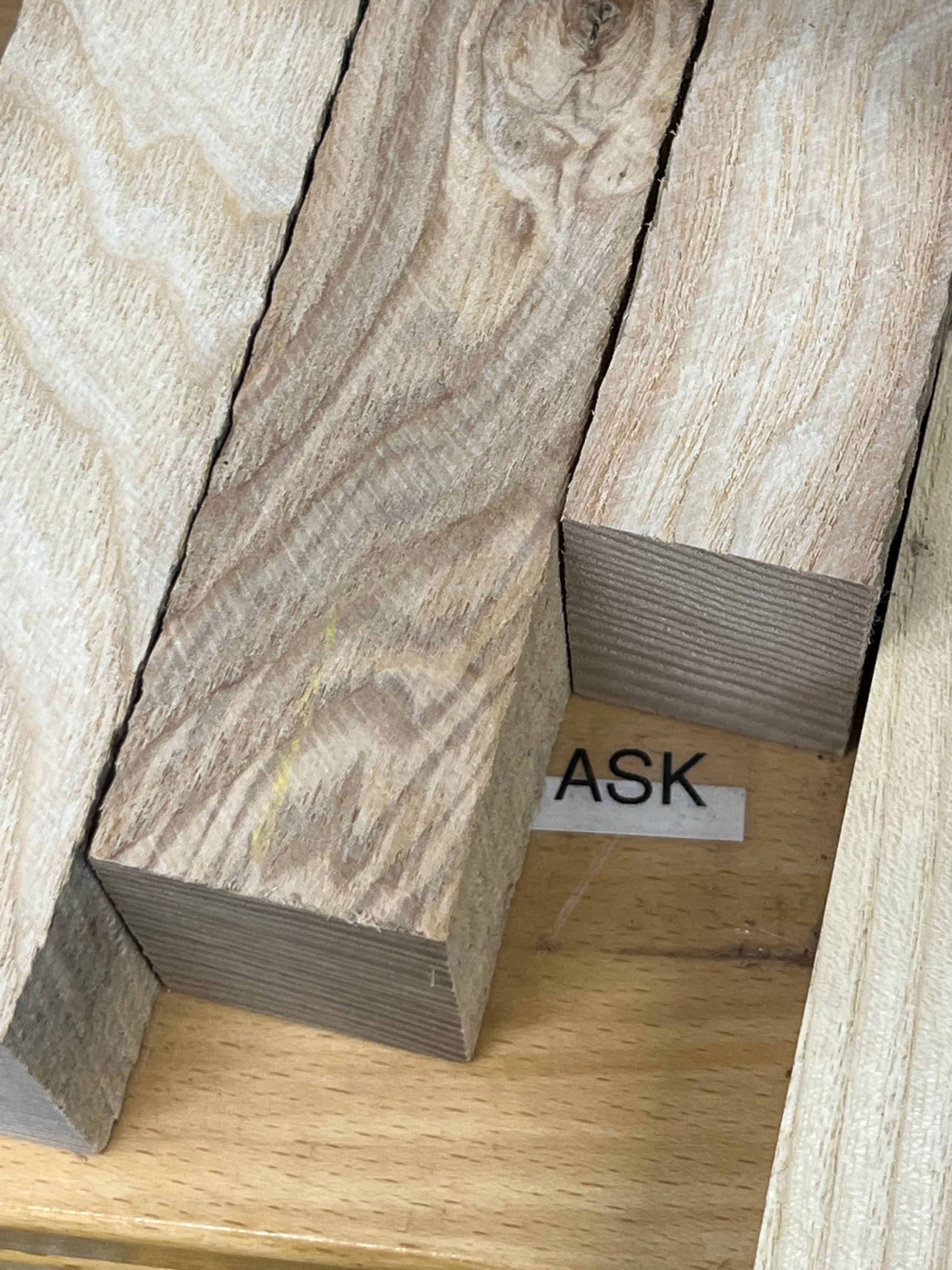 Wooden knife handle blank