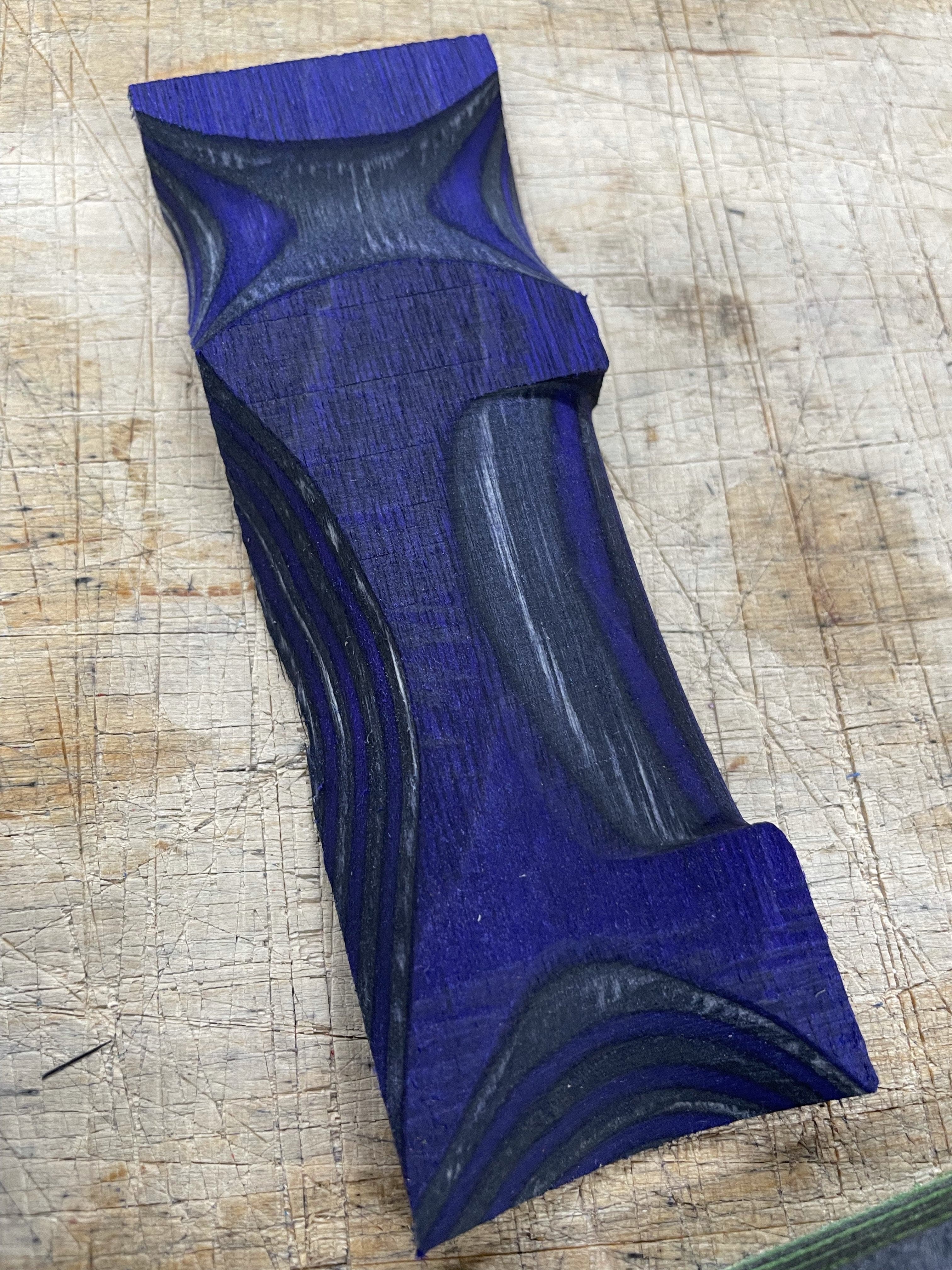 Lawood Plate - Laminated and colored shank blank