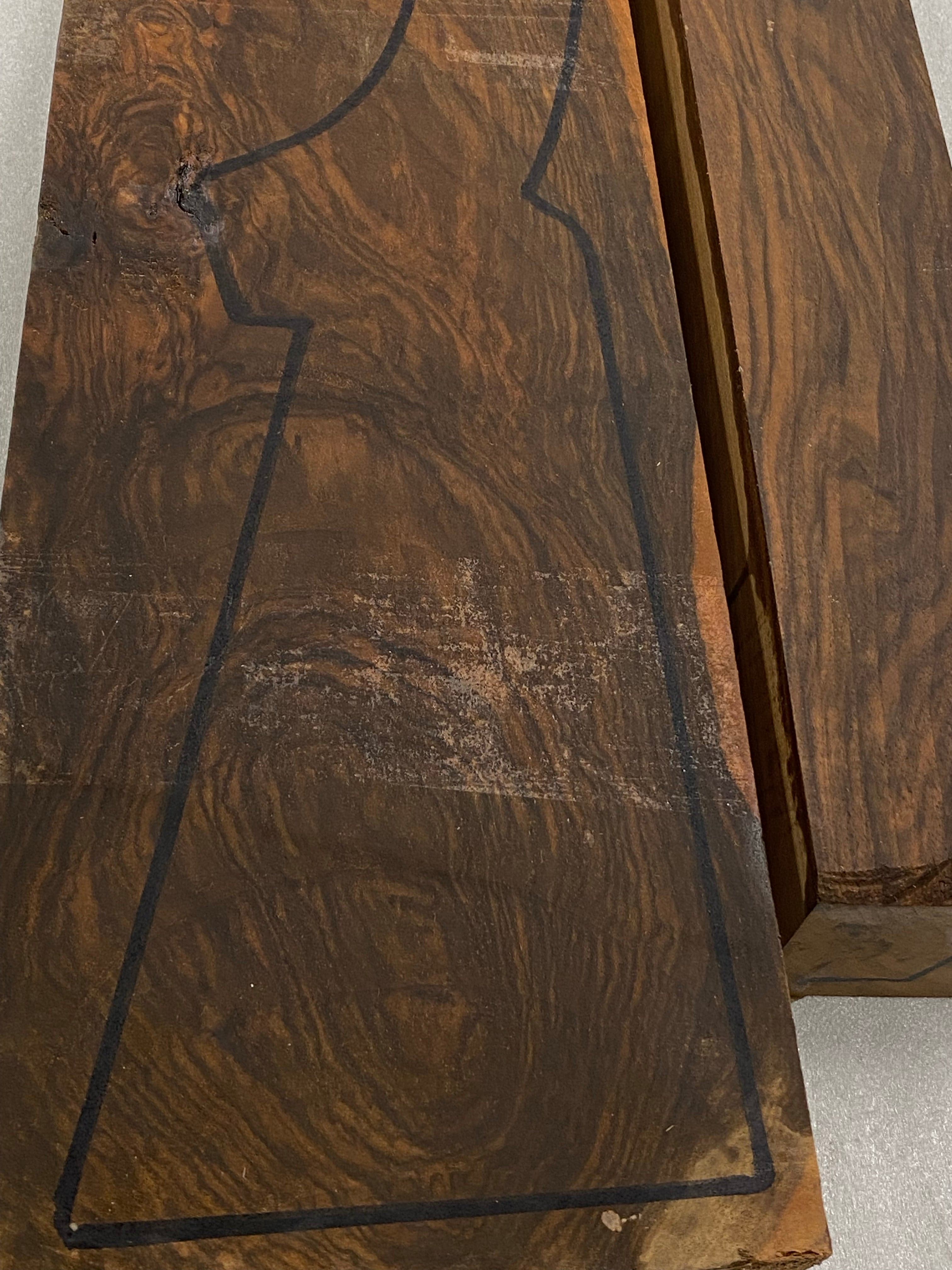 Rifle Stock Blank Turkish Walnut Grade 4 M-62
